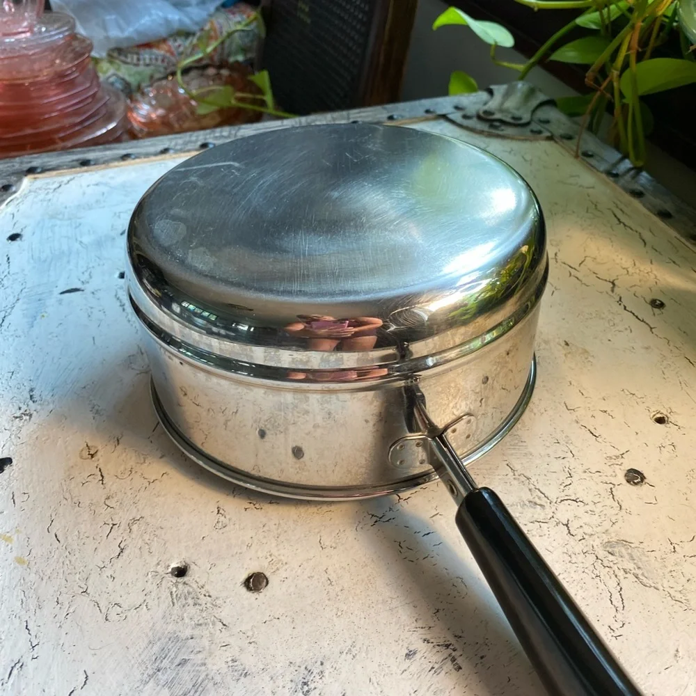 Revere Ware Upper Double Boiler Pan Stainless Steel